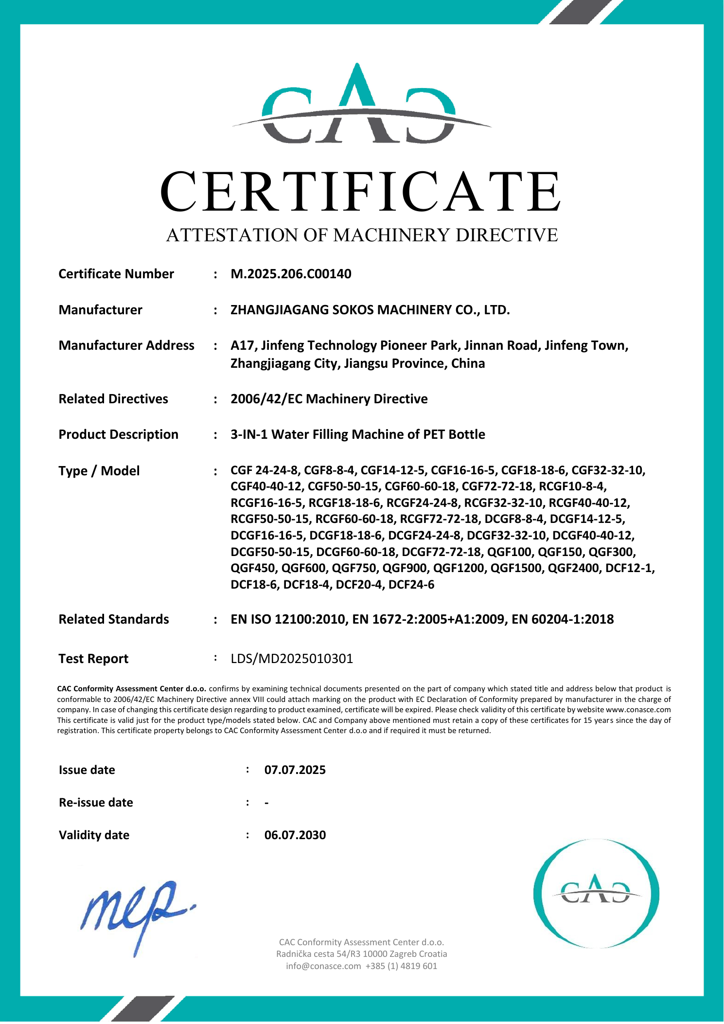 International Credentials