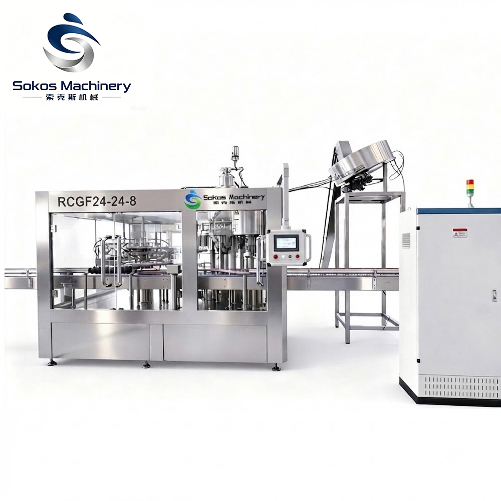 Sokos Automatic NFC Juice Filling Equipment Complete Fresh Fruit Juice Processing & Bottling Line