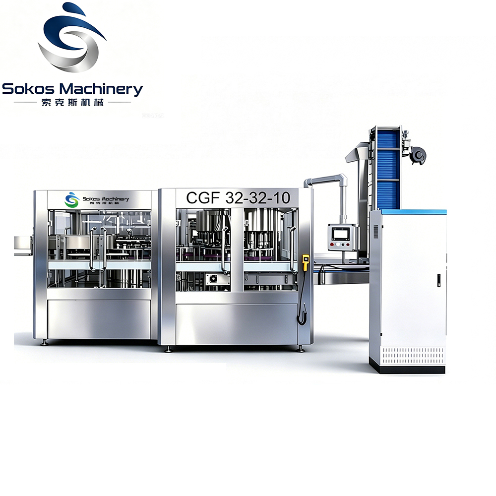 Sokos Automatic Mineral Water Filling Machine for PET Plastic Bottles