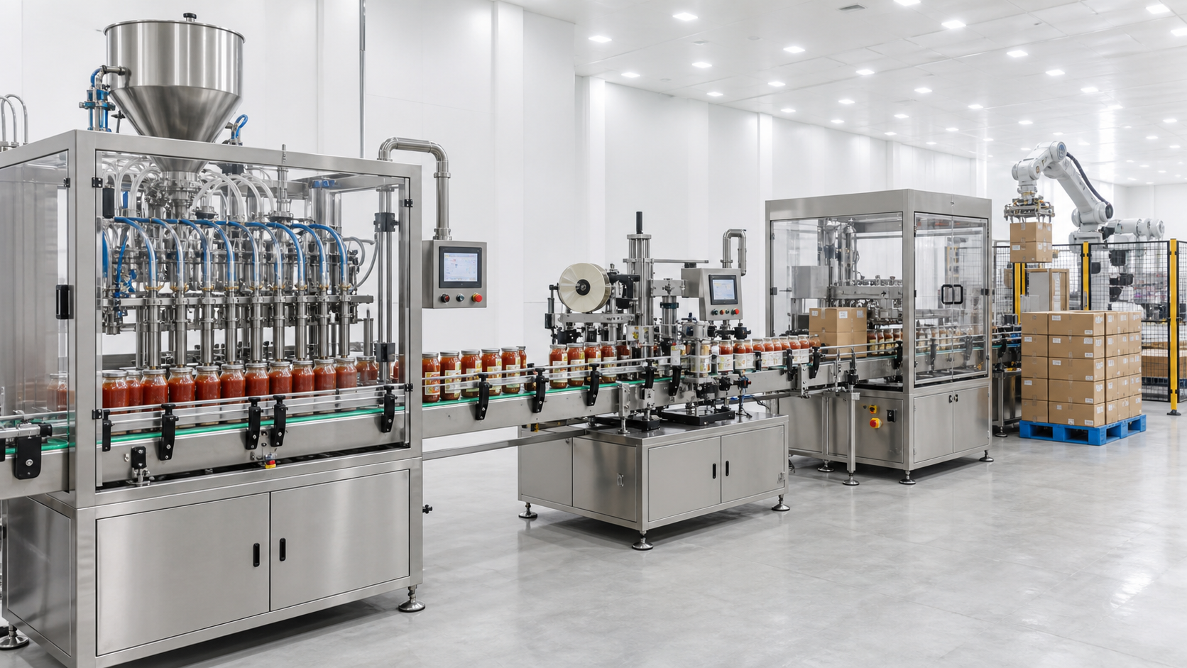 Viscous Product Filling Line